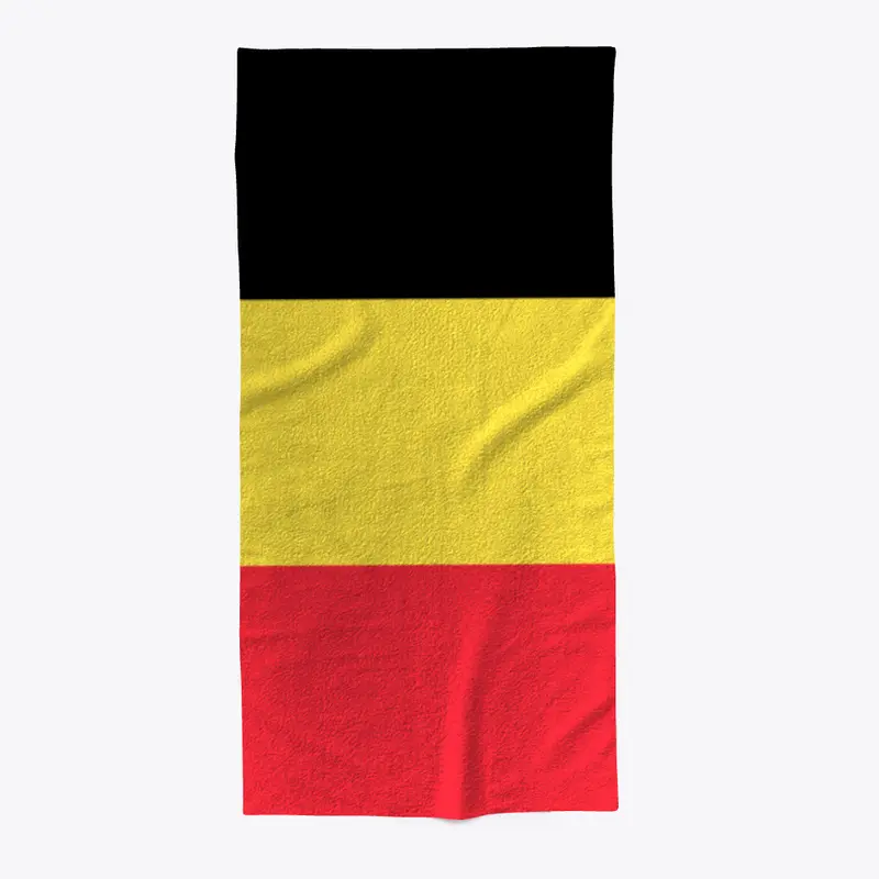 Belgium Flag Towel
