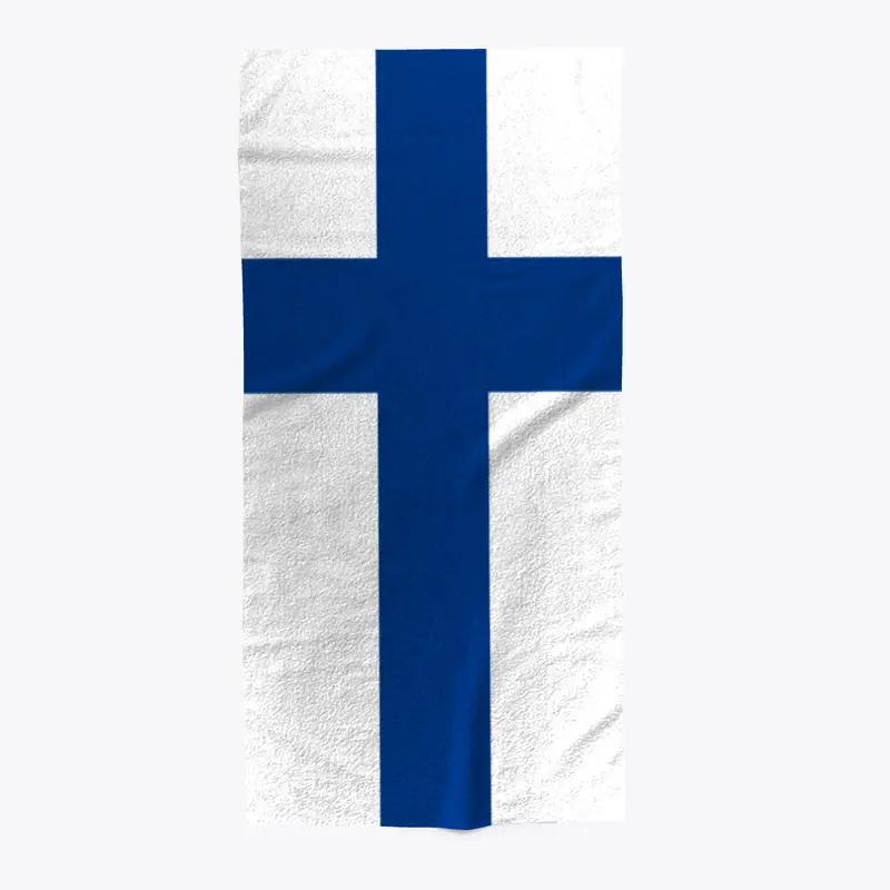 Finland Flag Towel