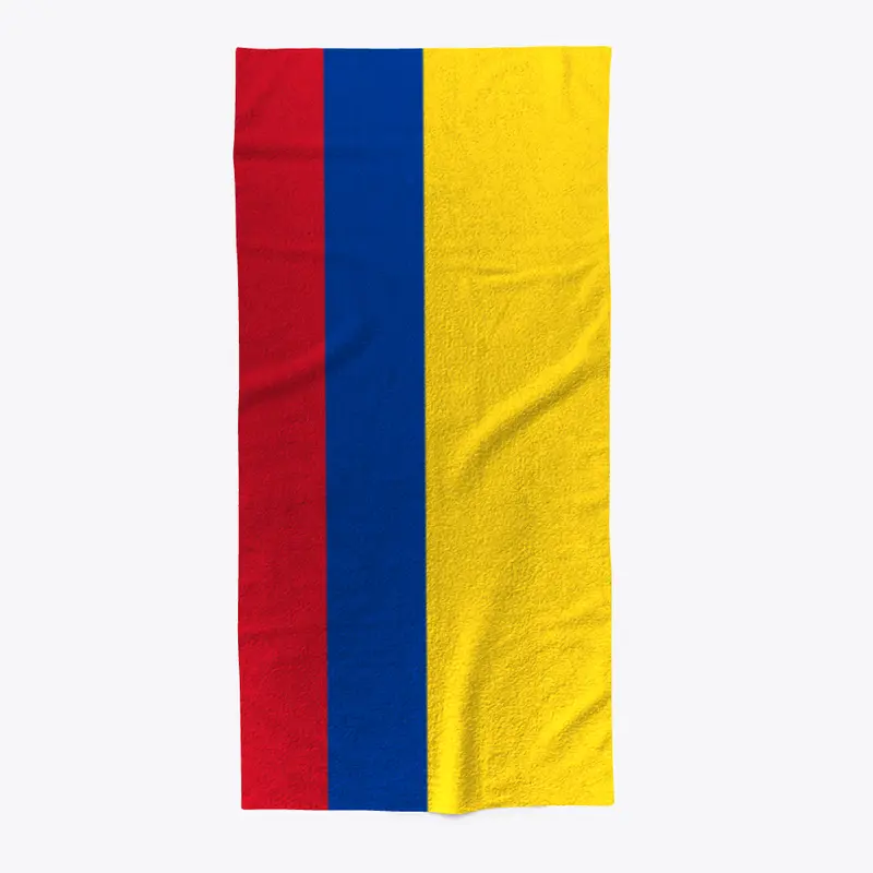 Colombia Flag Towel