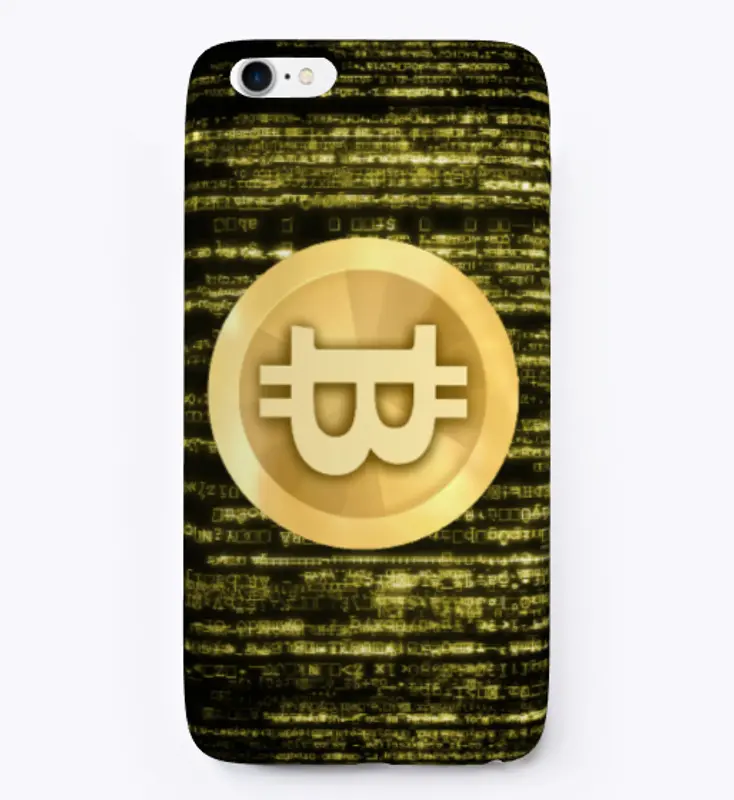 Bitcoin Matrix iPhone Case