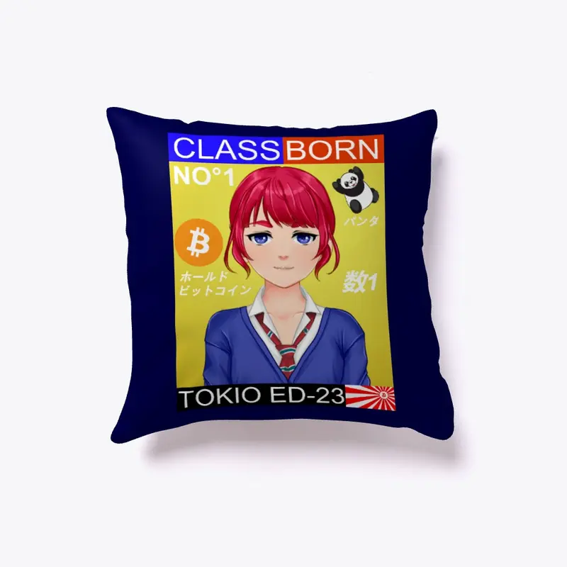 Classborn Bitcoin Tokio Pillow