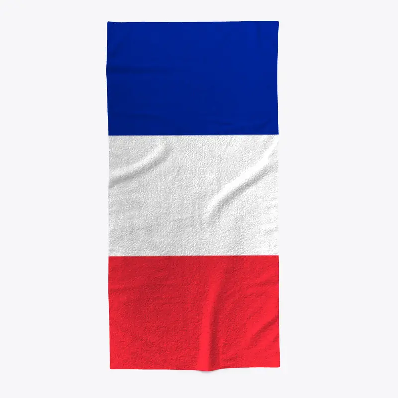 France Flag Towel