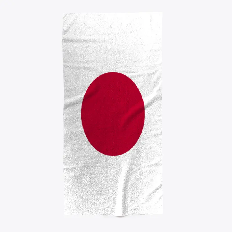 Japan Flag Towel