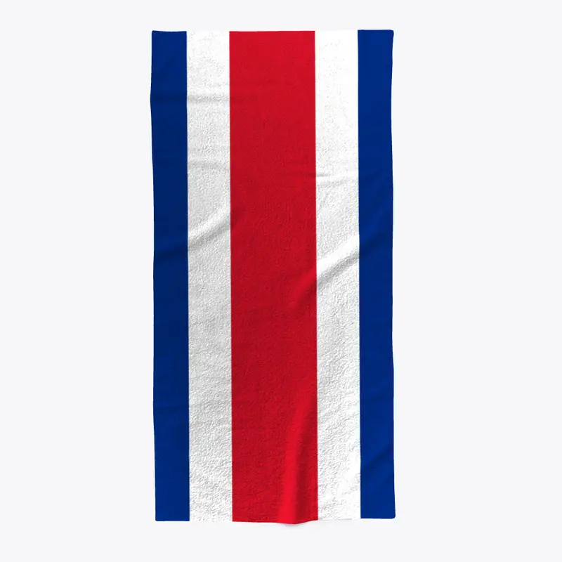 Costa Rica Flag Towel
