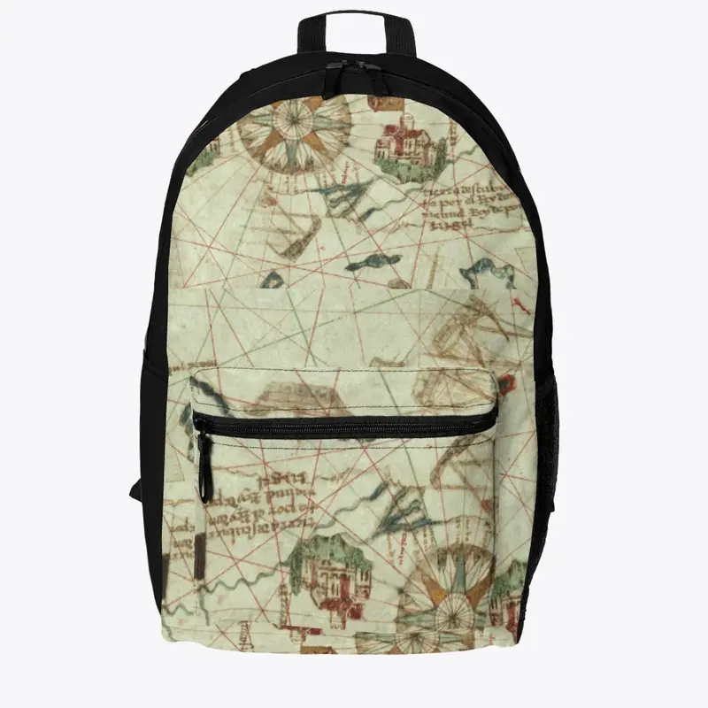 Ancient Map Backpack