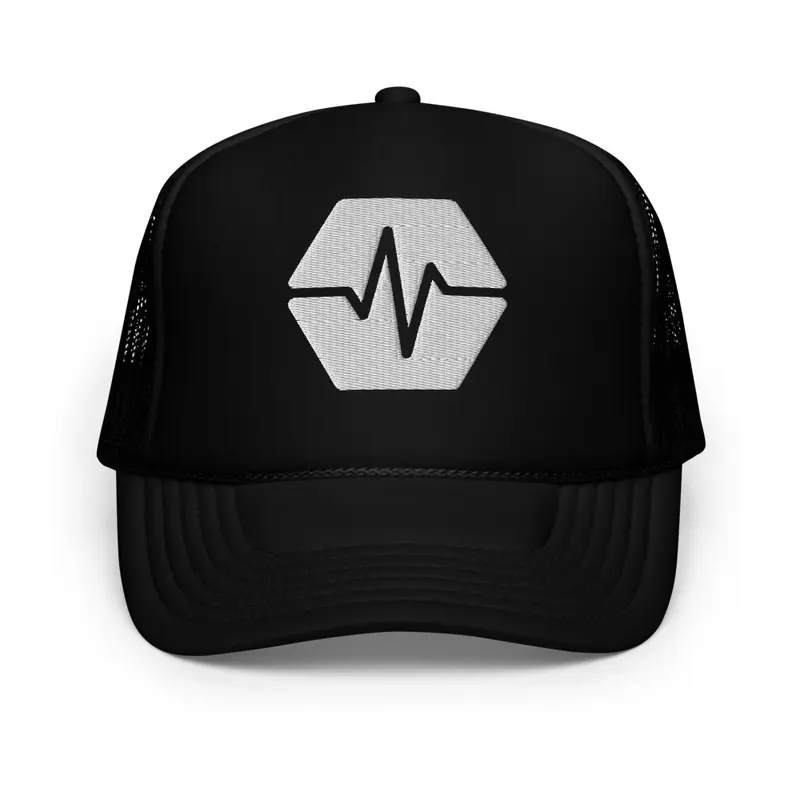 PulseChain BW Trucker Hat