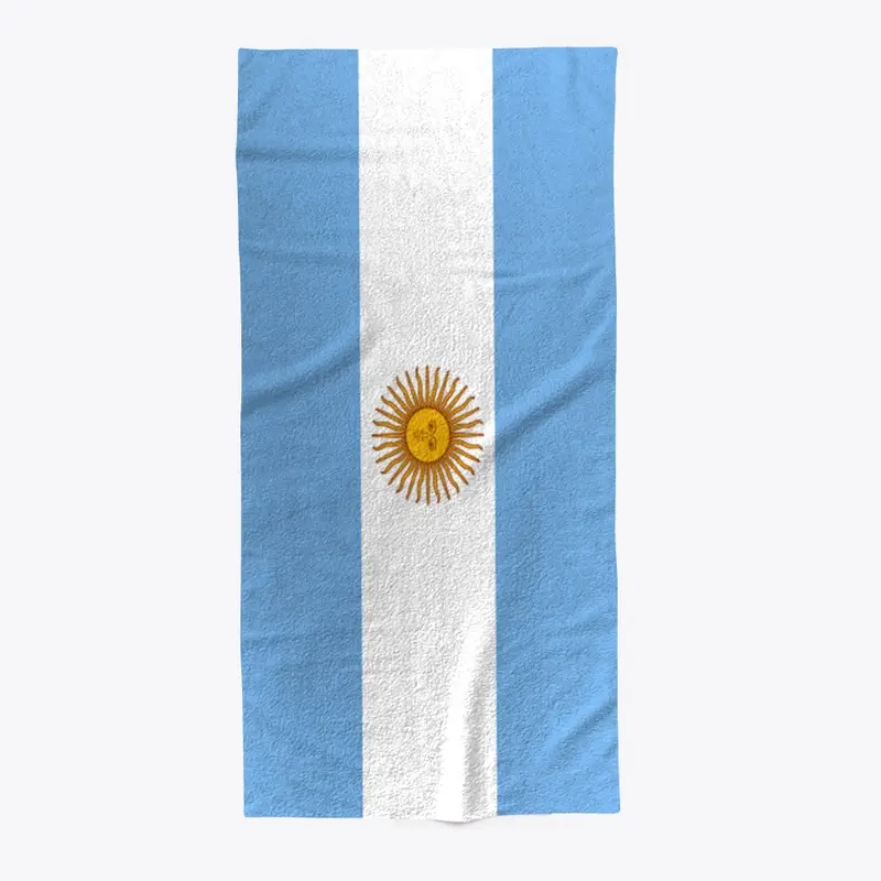 Argentina Flag Towel