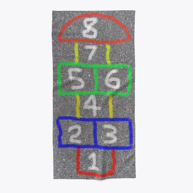 Hopscotch 8 Towel