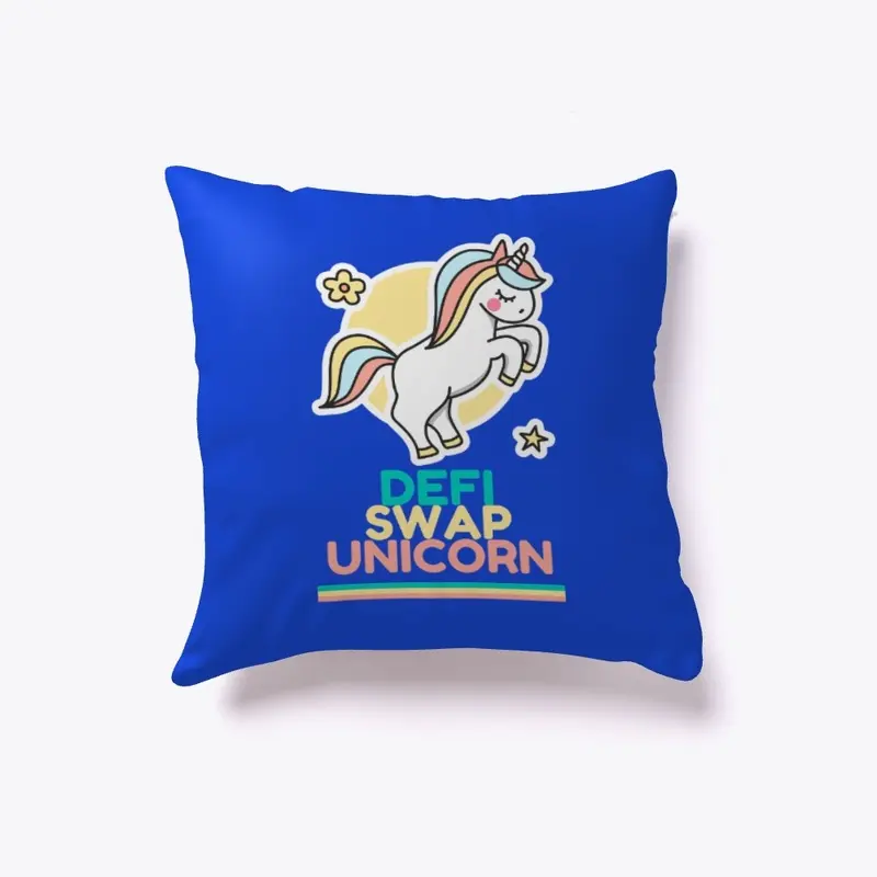 Defi Swap Unicorn Pillow